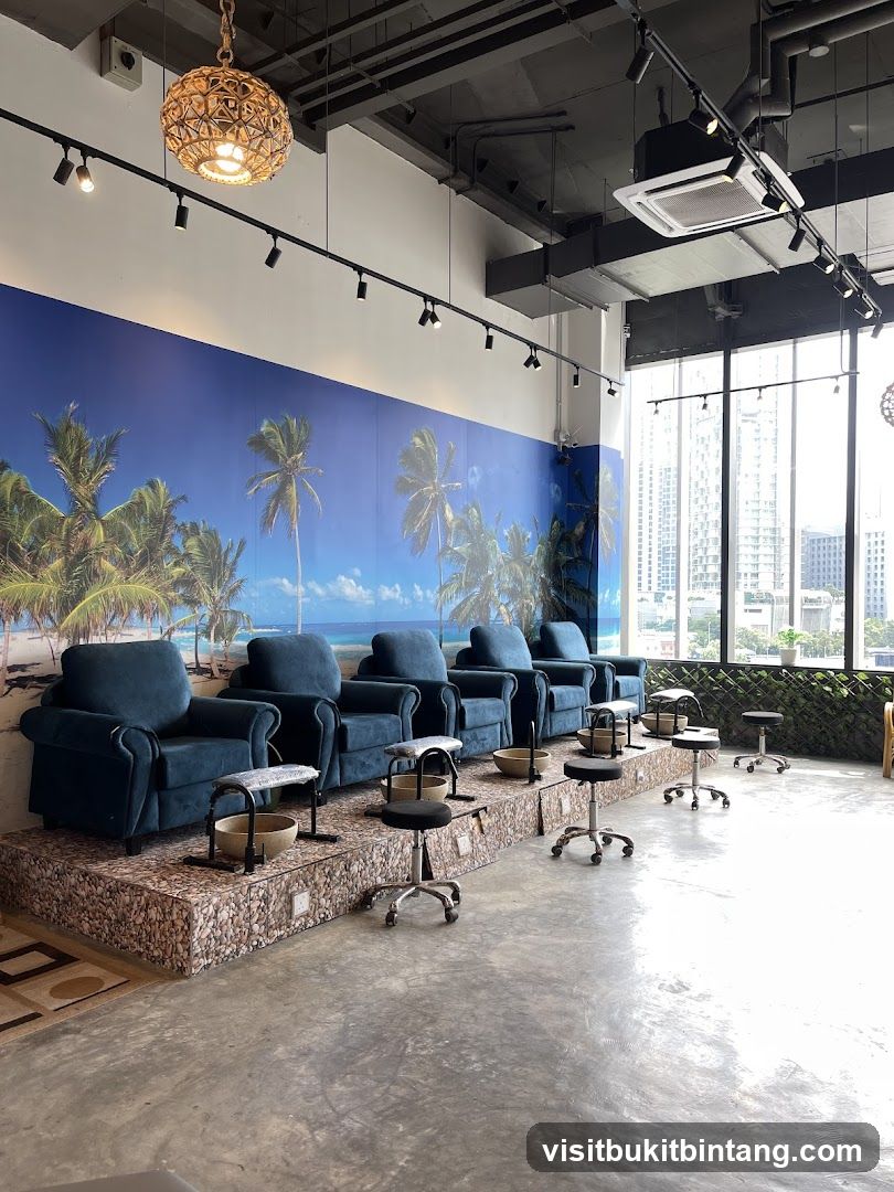 Nail Salon Pedicure Area