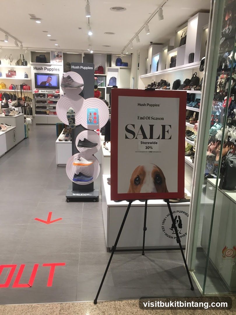 Hush Puppies Sale Sign