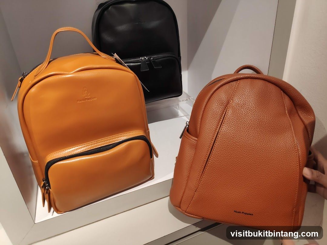 Backpacks on Display