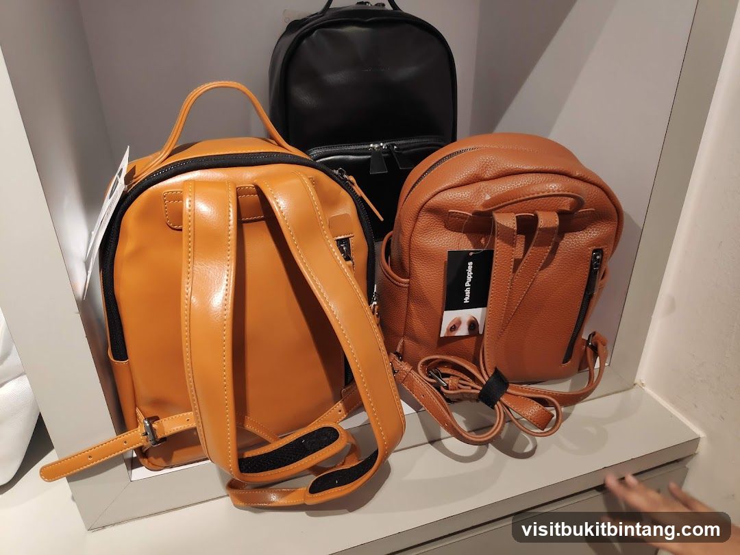 Backpacks on Display