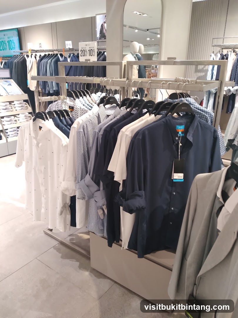 Men's Clothing Display