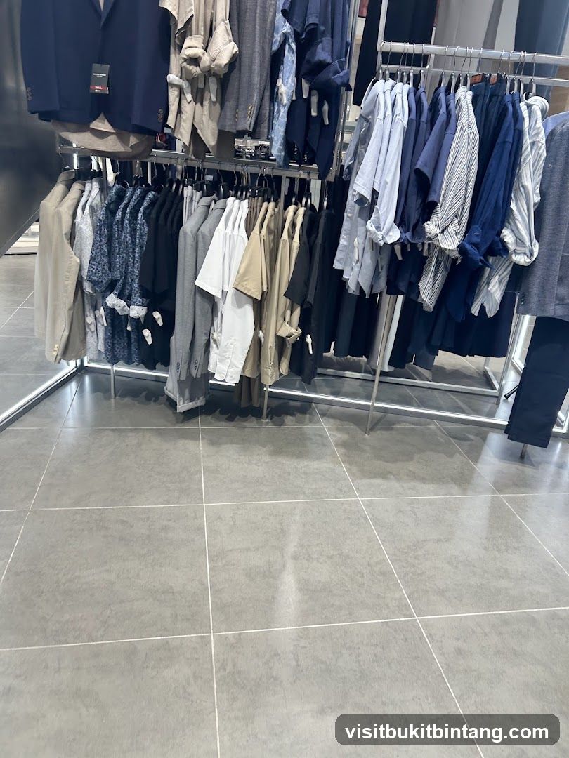 Men's Clothing Display