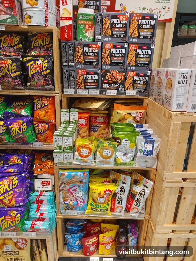 Snack and Protein Bar Display