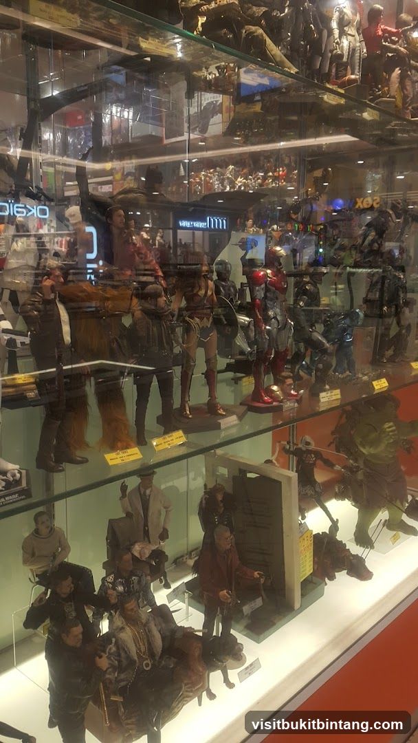 Display of Action Figures