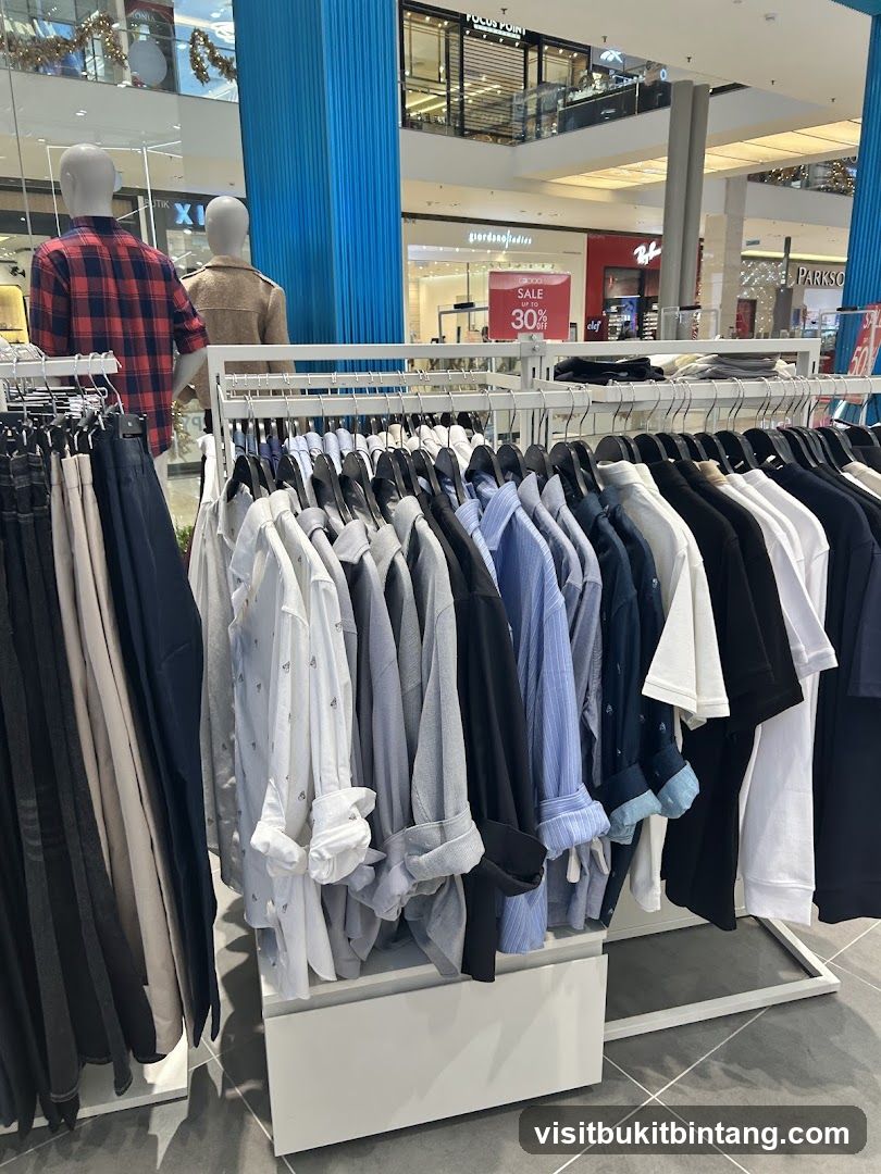 Clothing Display in a Mall