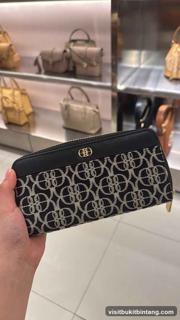 Wallet with Monogram Pattern