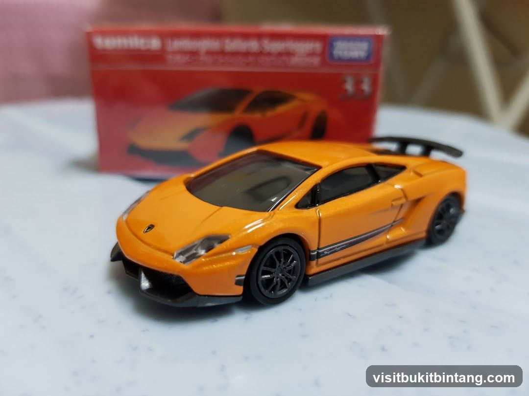 Orange Lamborghini Toy Car