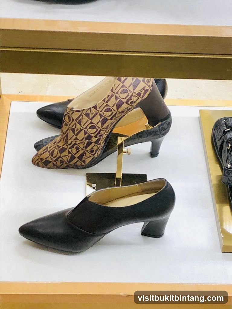 Women's Shoes on Display