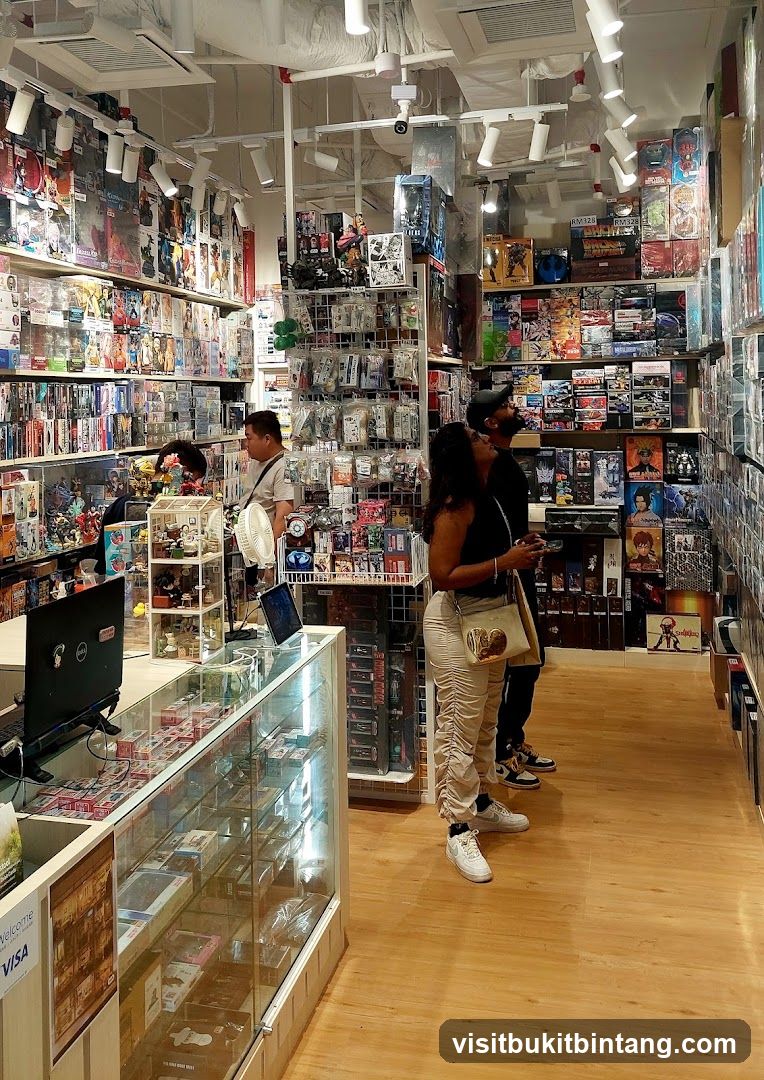 Collectors' shop interior