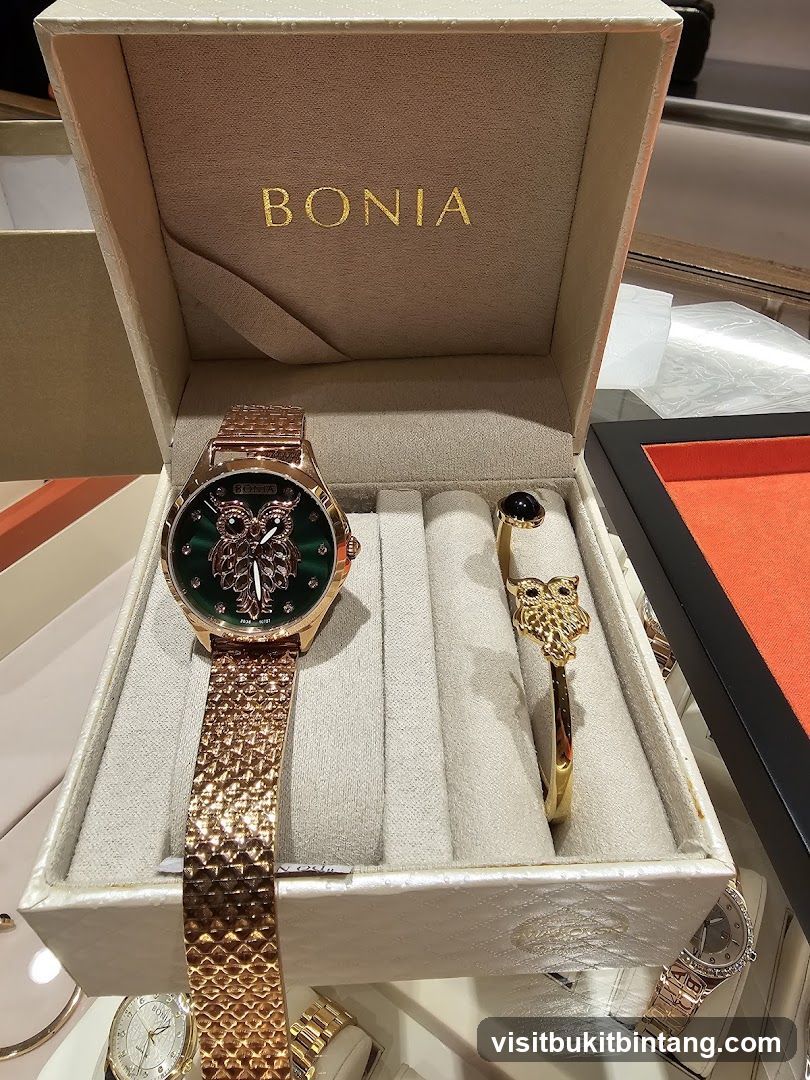 Bonia Watch and Bracelet Set