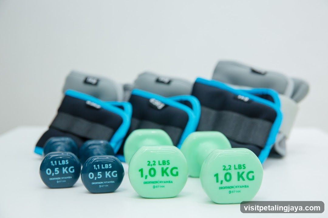 Decathlon Home Fitness Equipment Display