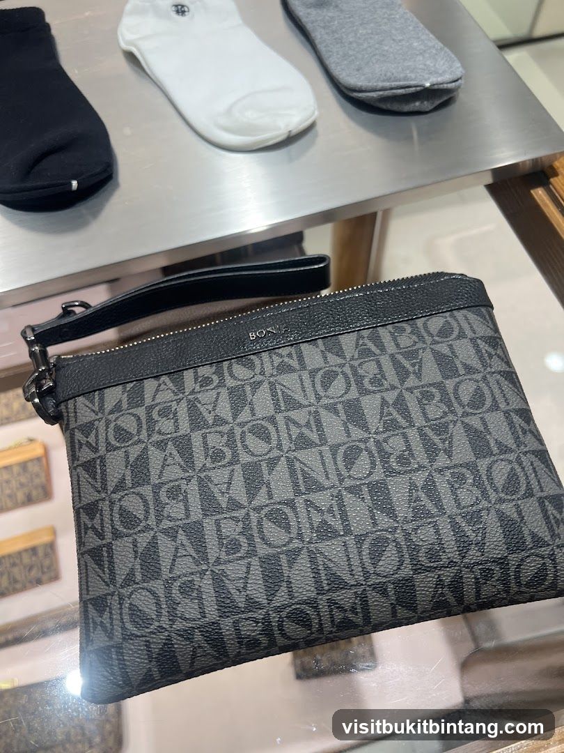 Monogrammed Pouch and Socks