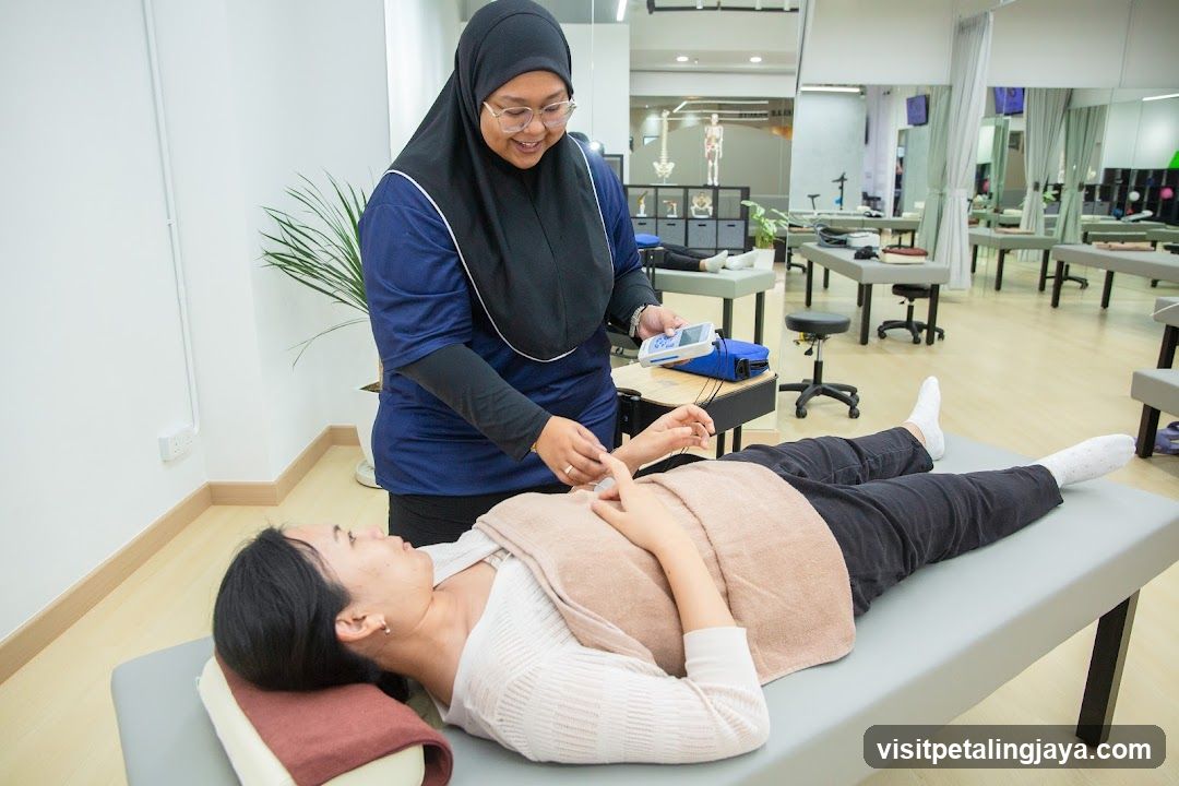 Therapist Treating Patient in Clinic