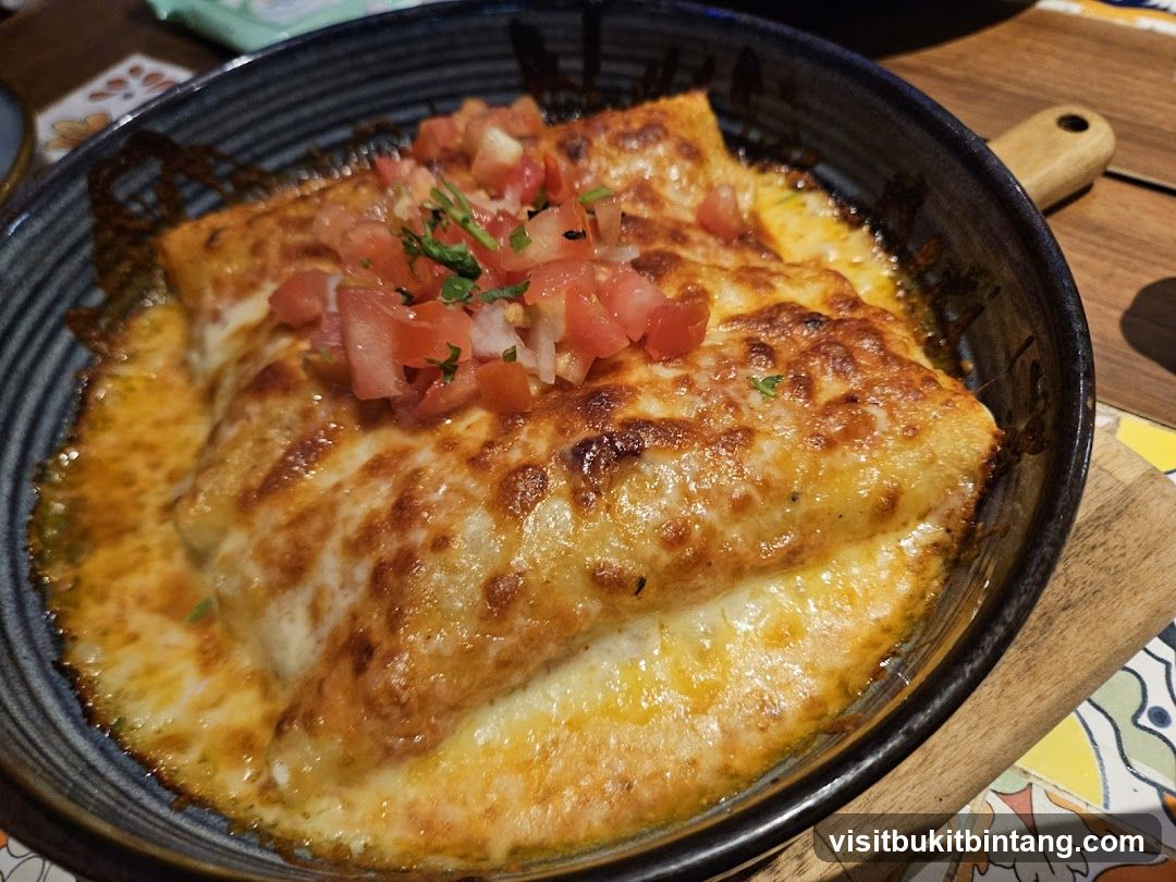 Cheesy Enchiladas with Pico de Gallo