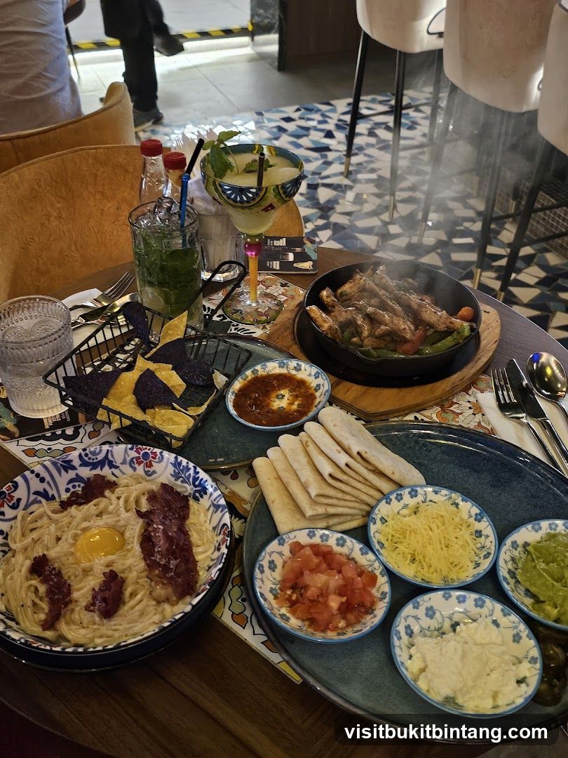 Fajitas and Pasta Dinner