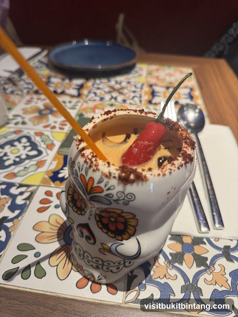 Spicy Cocktail in Skull Mug