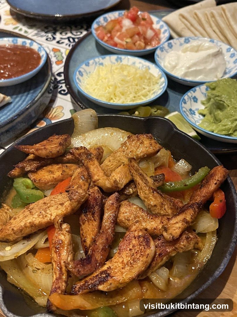 Chicken Fajitas with Sides