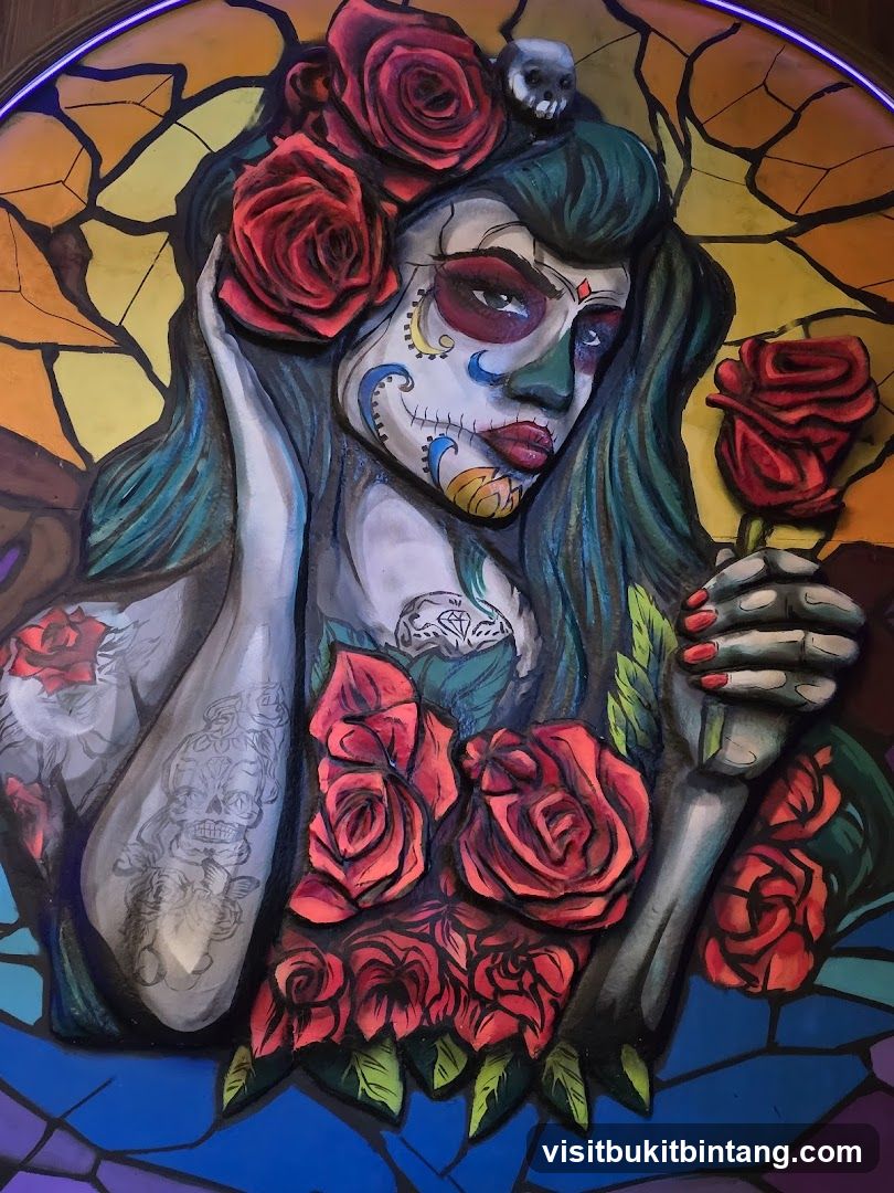 Dia de los Muertos Mural