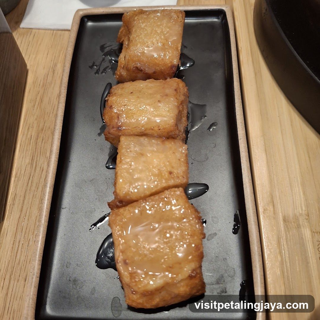 Fried Tofu with Glaze