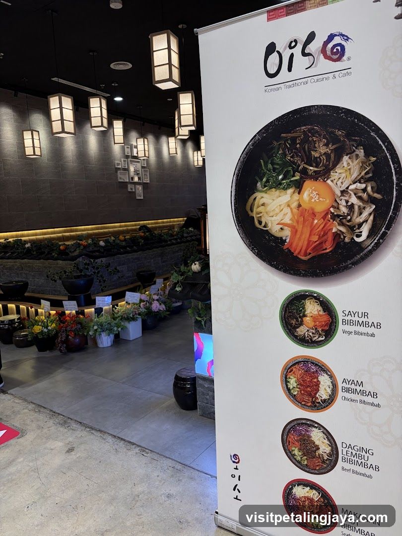 Bibimbab Menu Display