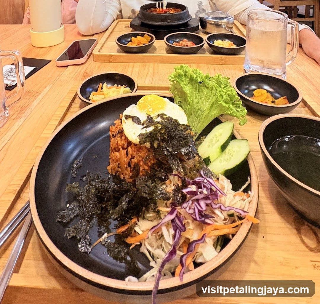 Korean Bibimbap Meal