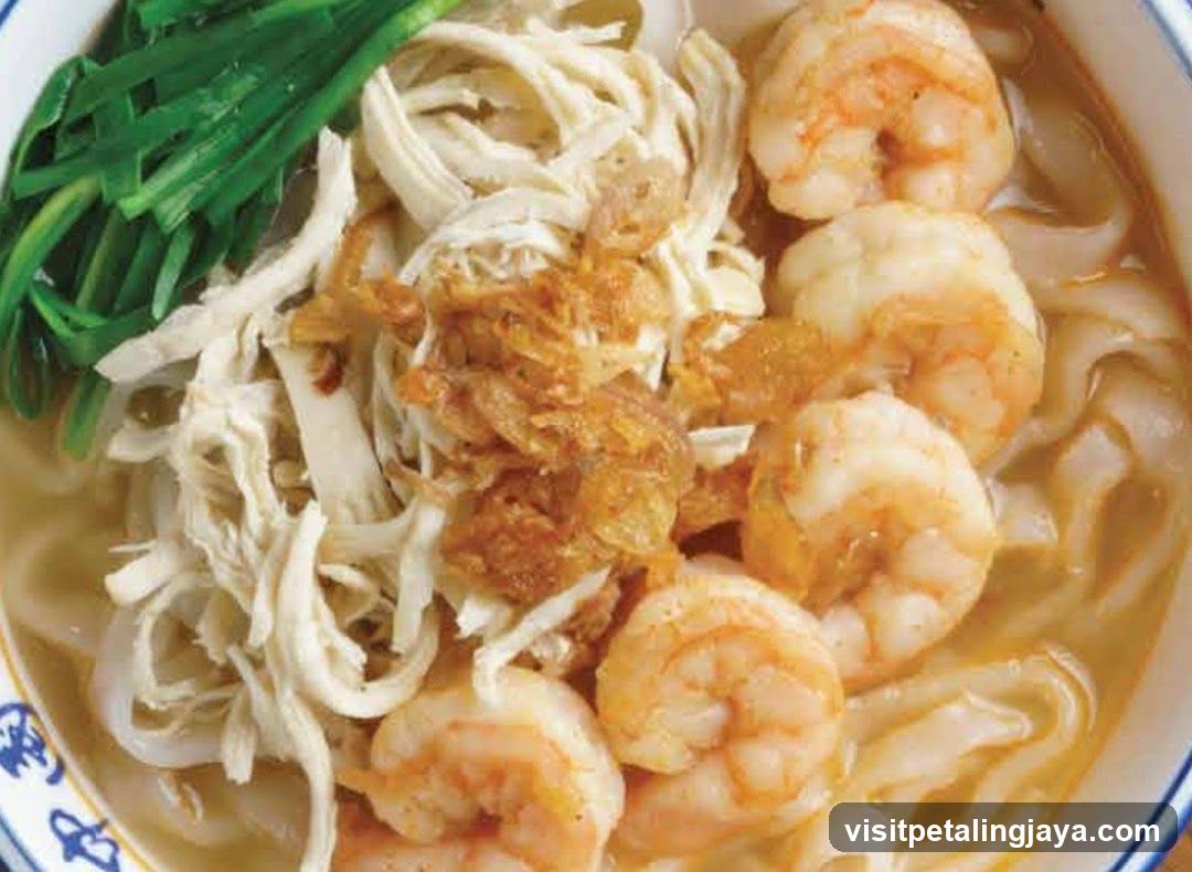 Shrimp and Chicken Noodle Soup