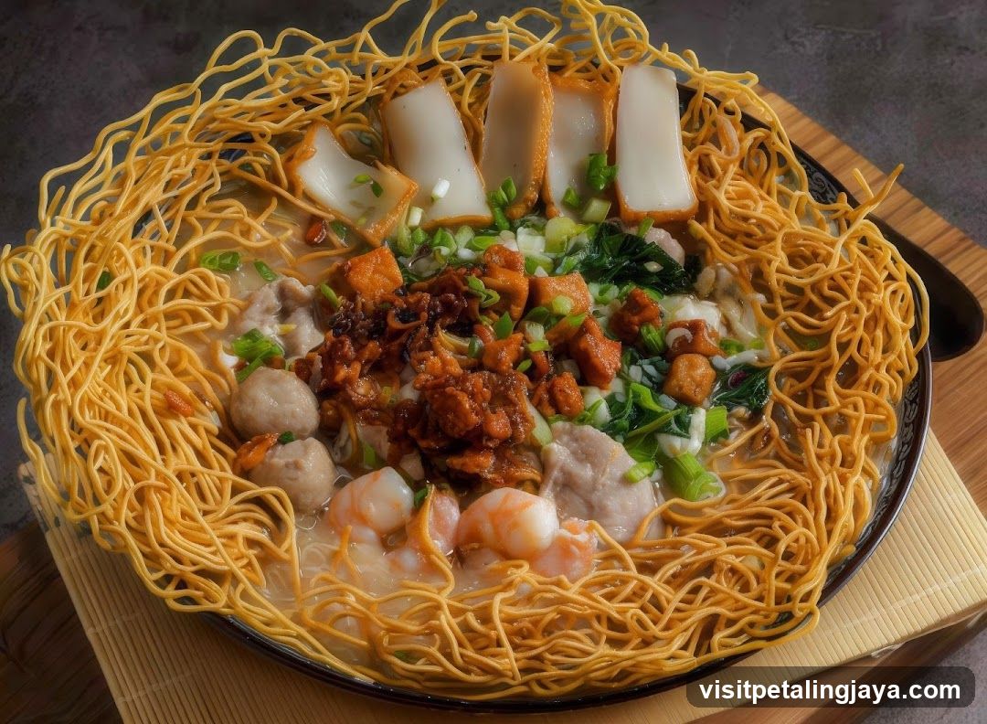Noodle Bowl with Crispy Toppings