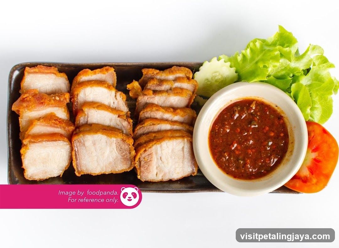 Sliced Pork with Sauce and Vegetables