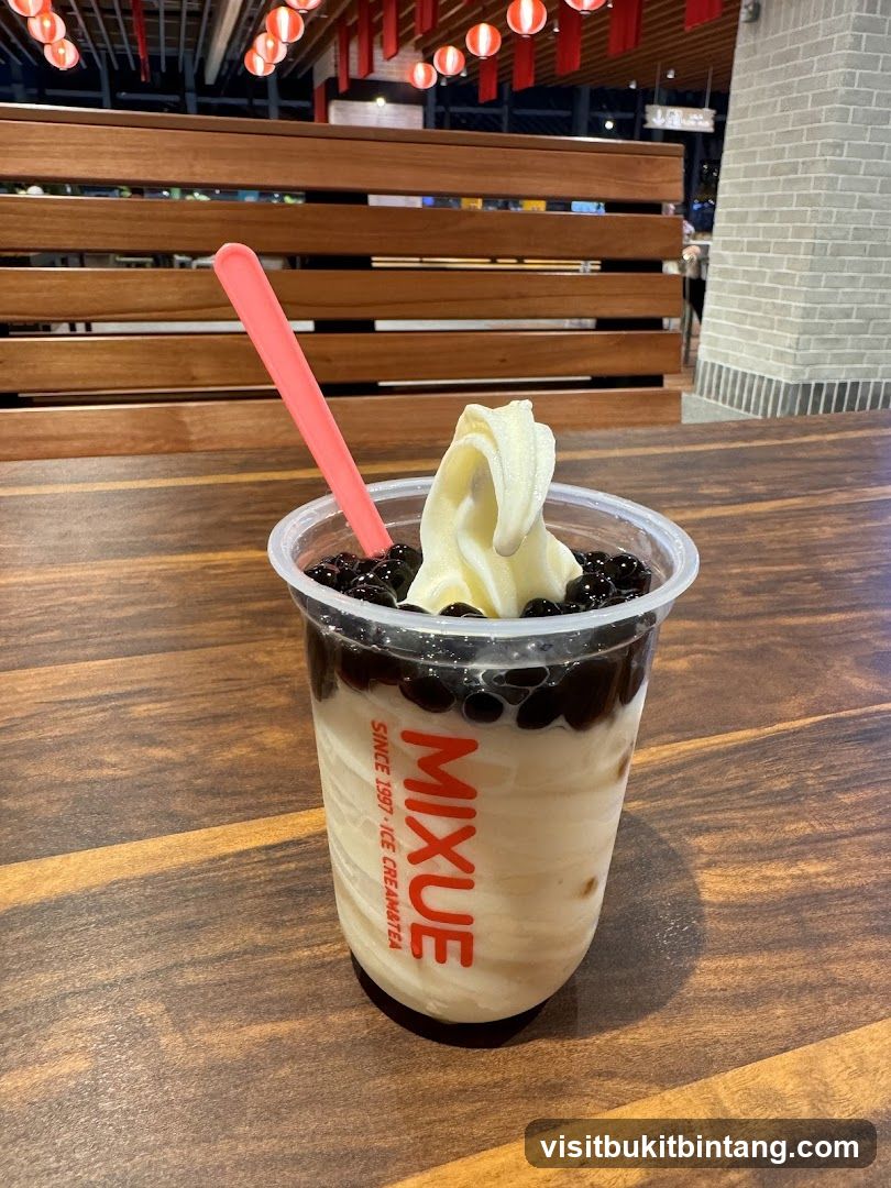 Ice Cream Boba Drink