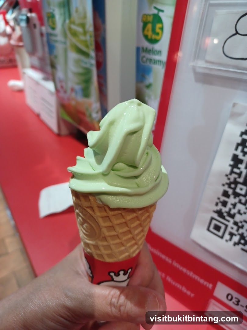 Melon Creamy Soft Serve Ice Cream