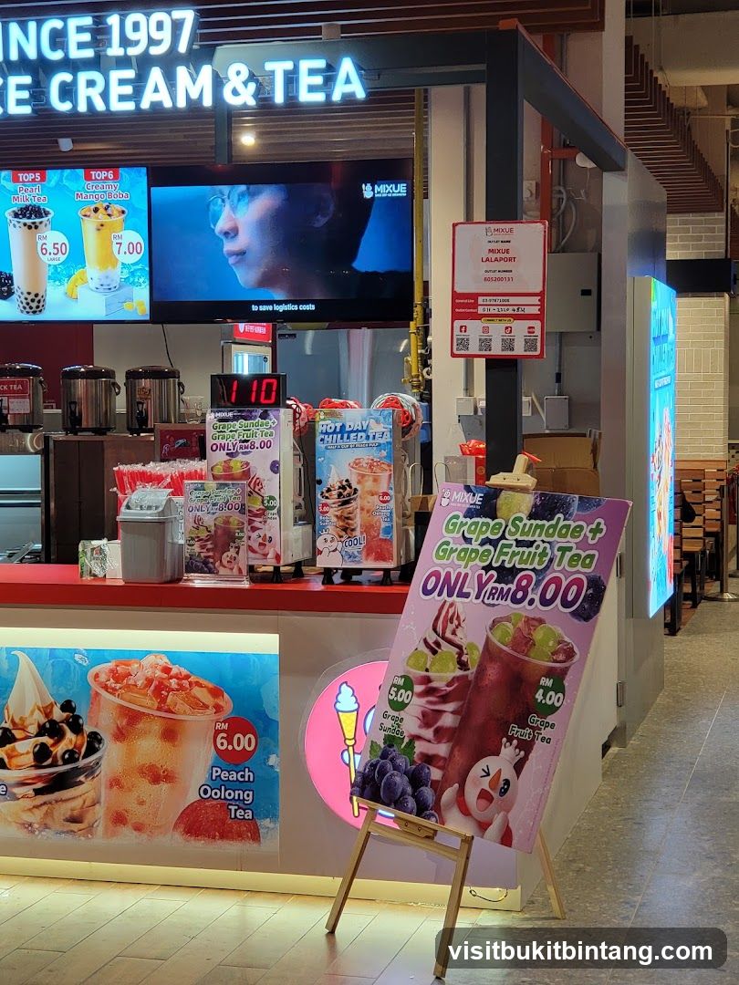 Ice Cream and Tea Shop Display