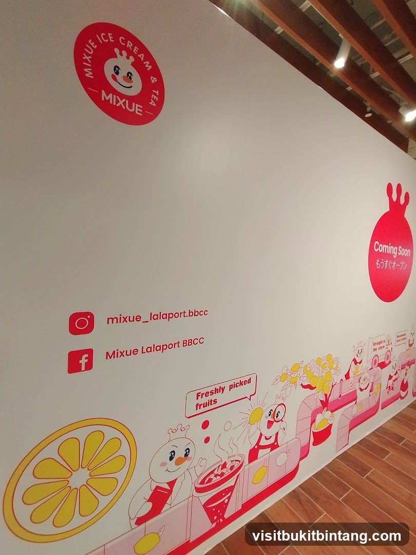 Mixue Ice Cream & Tea Wall Art
