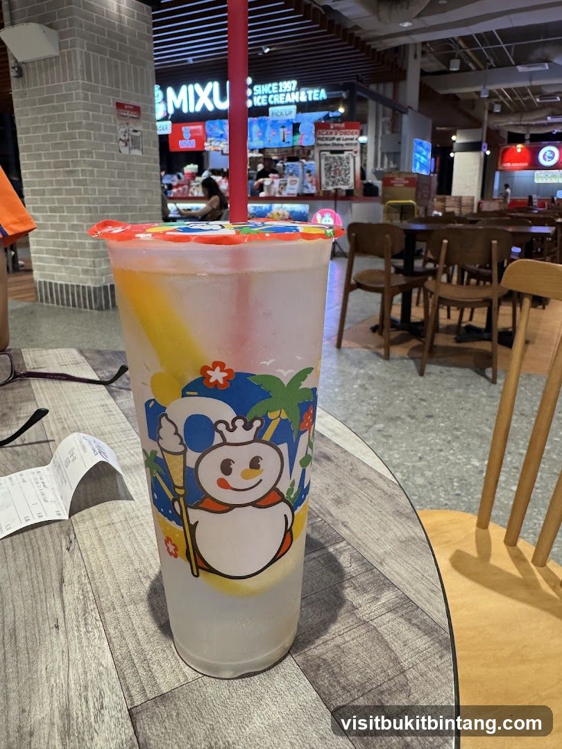Drink with Snowman Logo