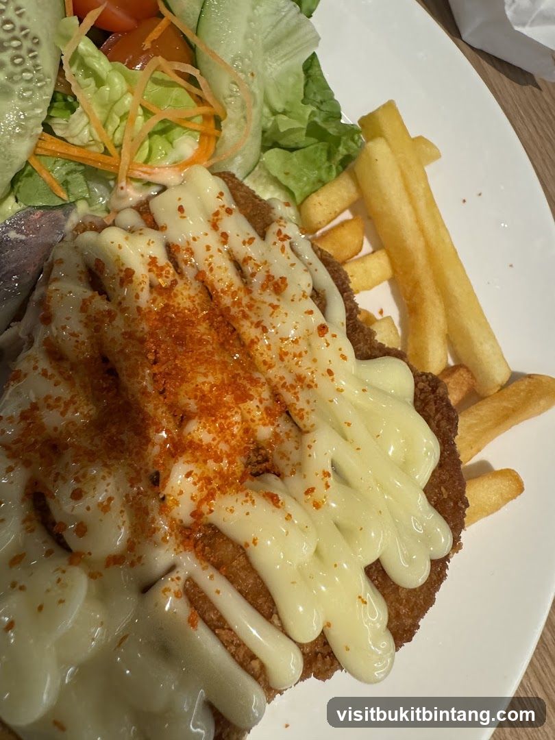 Schnitzel with Fries and Salad