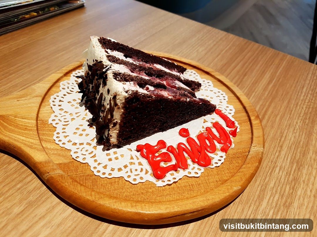 Slice of Chocolate Cake