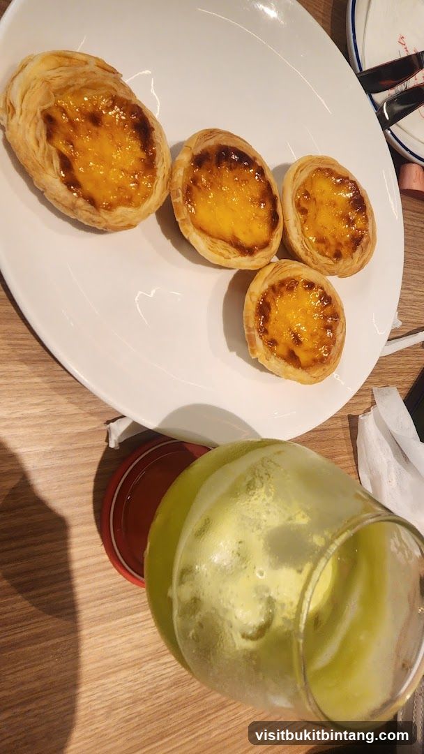 Egg Tarts and Drink