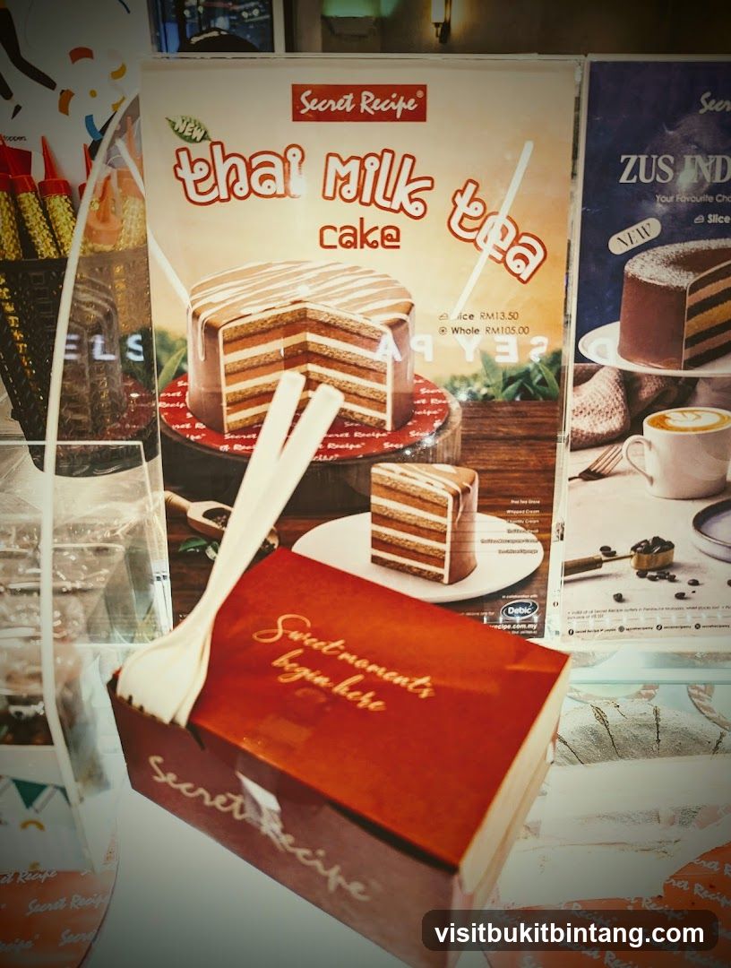 Secret Recipe Thai Milk Tea Cake Promotion