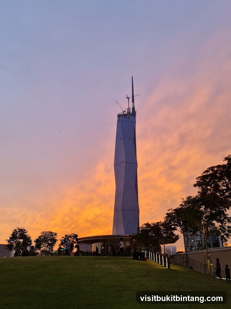 Skyscraper at Sunset