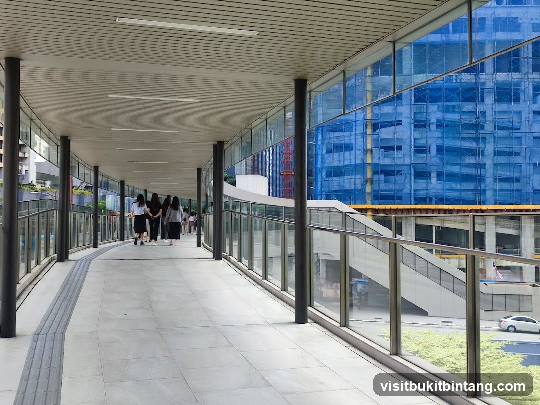 Elevated Walkway with Construction View