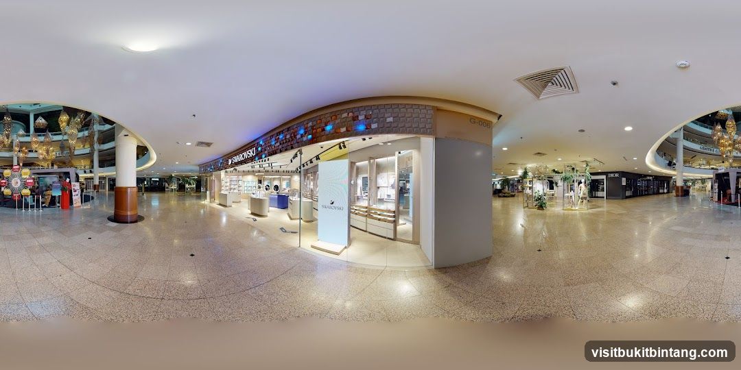 Swarovski and Dior Stores in a Mall