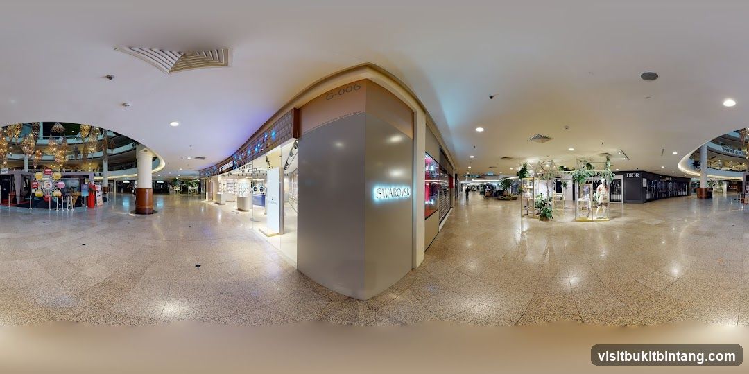 Mall Interior with Shops