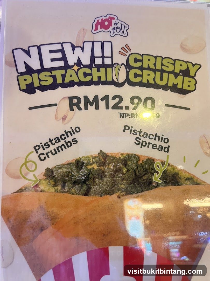 Hot & Roll New Crispy Pistachio Crumb