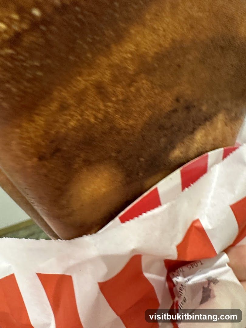 Food in branded packaging