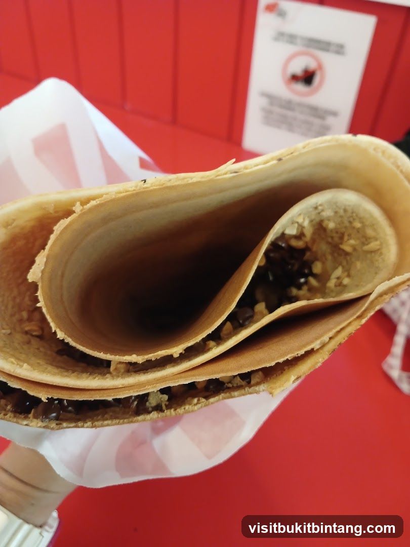 Crepe with Chocolate and Nuts
