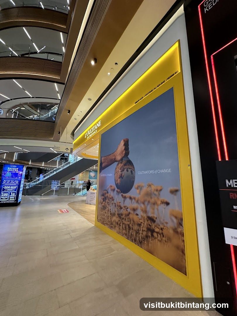 L'Occitane Storefront Advertisement