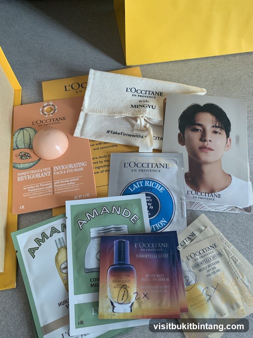 L'Occitane Skincare Samples