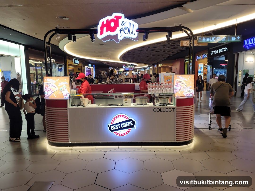 Crepe Stand in Mall