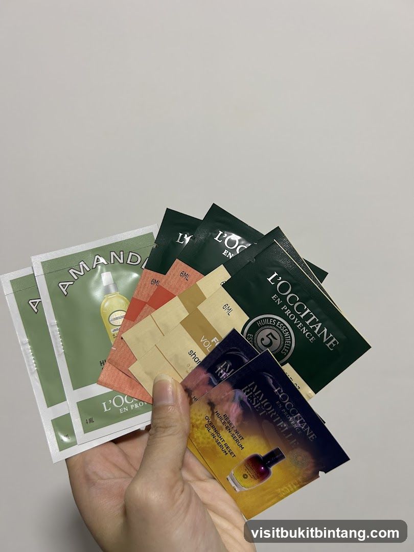 L'Occitane Sample Packets