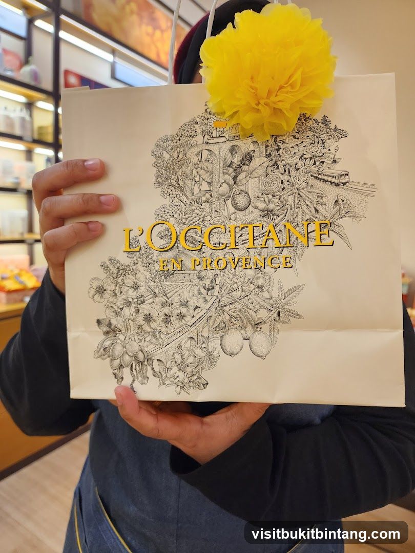 L'Occitane Shopping Bag