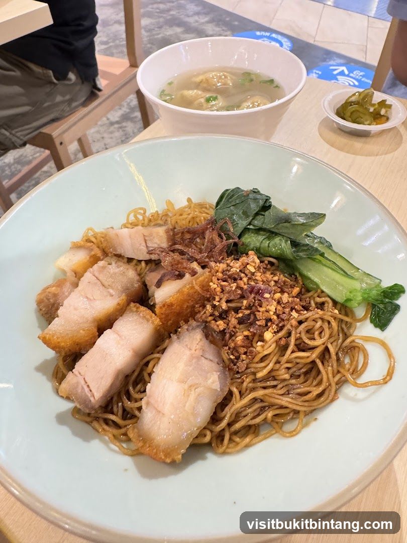 Noodles with Crispy Pork Belly